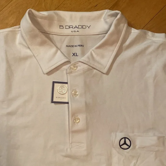 Men’s Mercedes of Manhattan short sleeve polo shirt - Picture 2 of 7